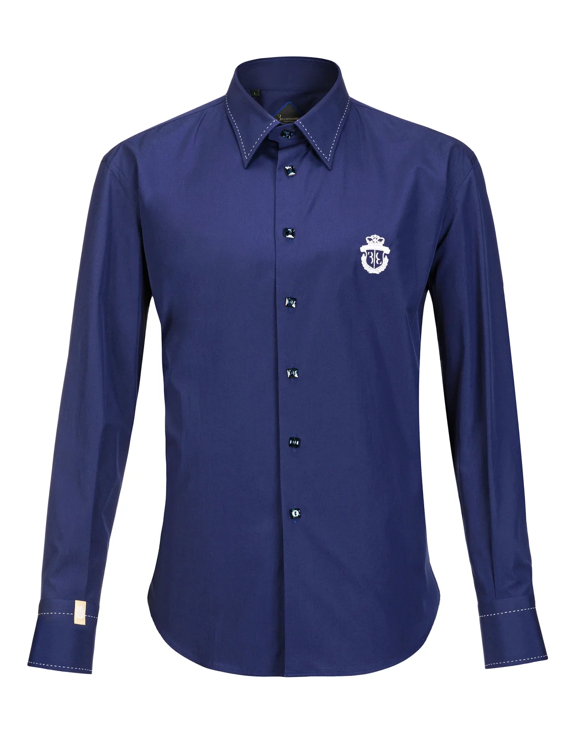 Shirt Gold Cut LS "Ander", цвет: Синий