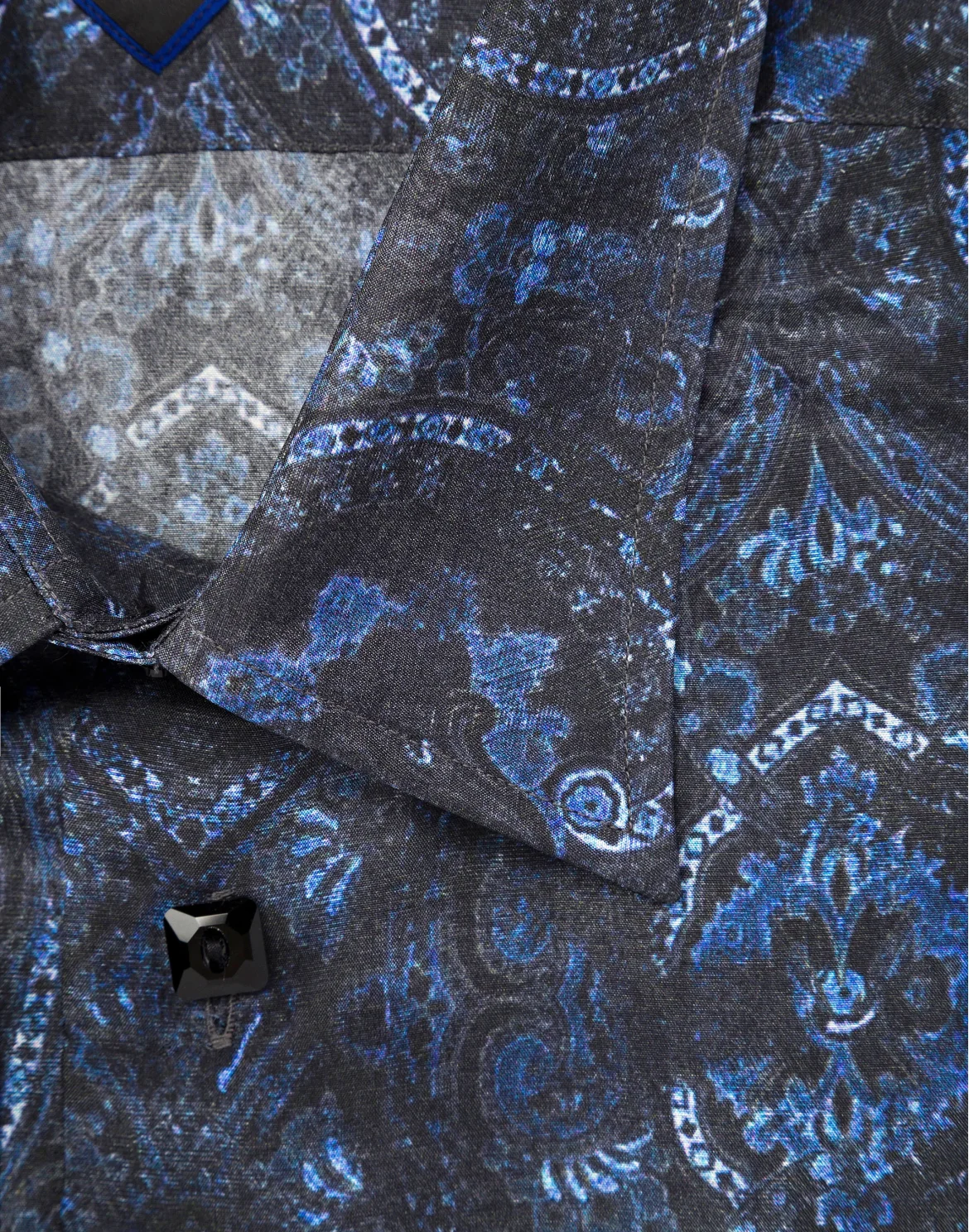 Shirt Silver Cut LS "Thiago", цвет: Черный