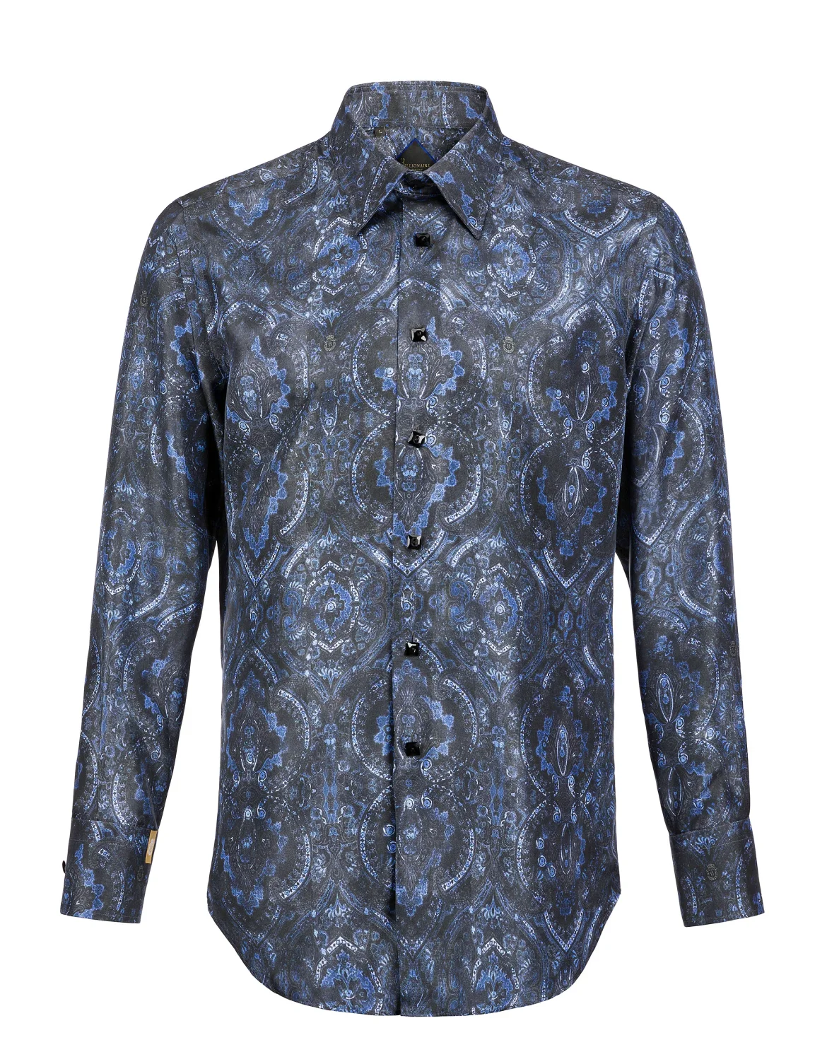 Shirt Silver Cut LS "Thiago", цвет: Черный