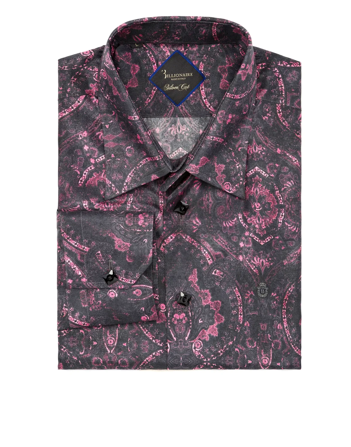 Shirt Silver Cut LS "Thiago", цвет: Черный