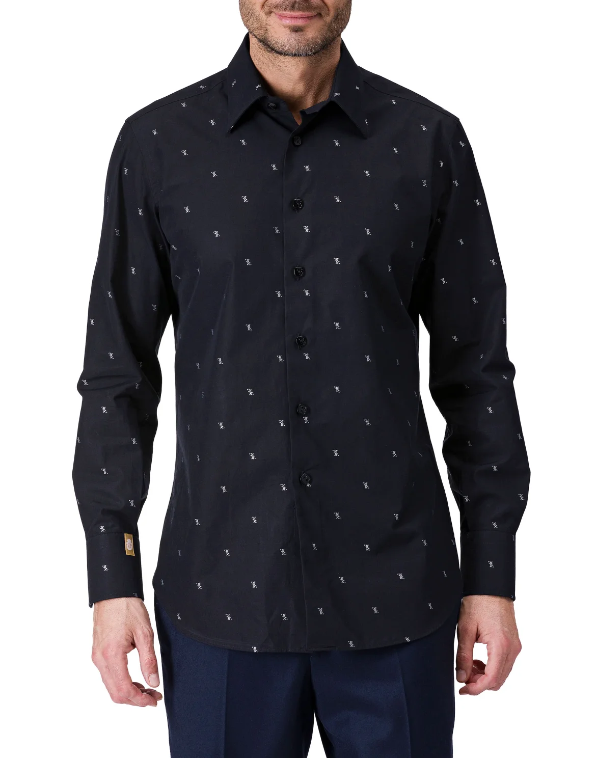 Shirt Silver Cut LS "Boss", цвет: Черный