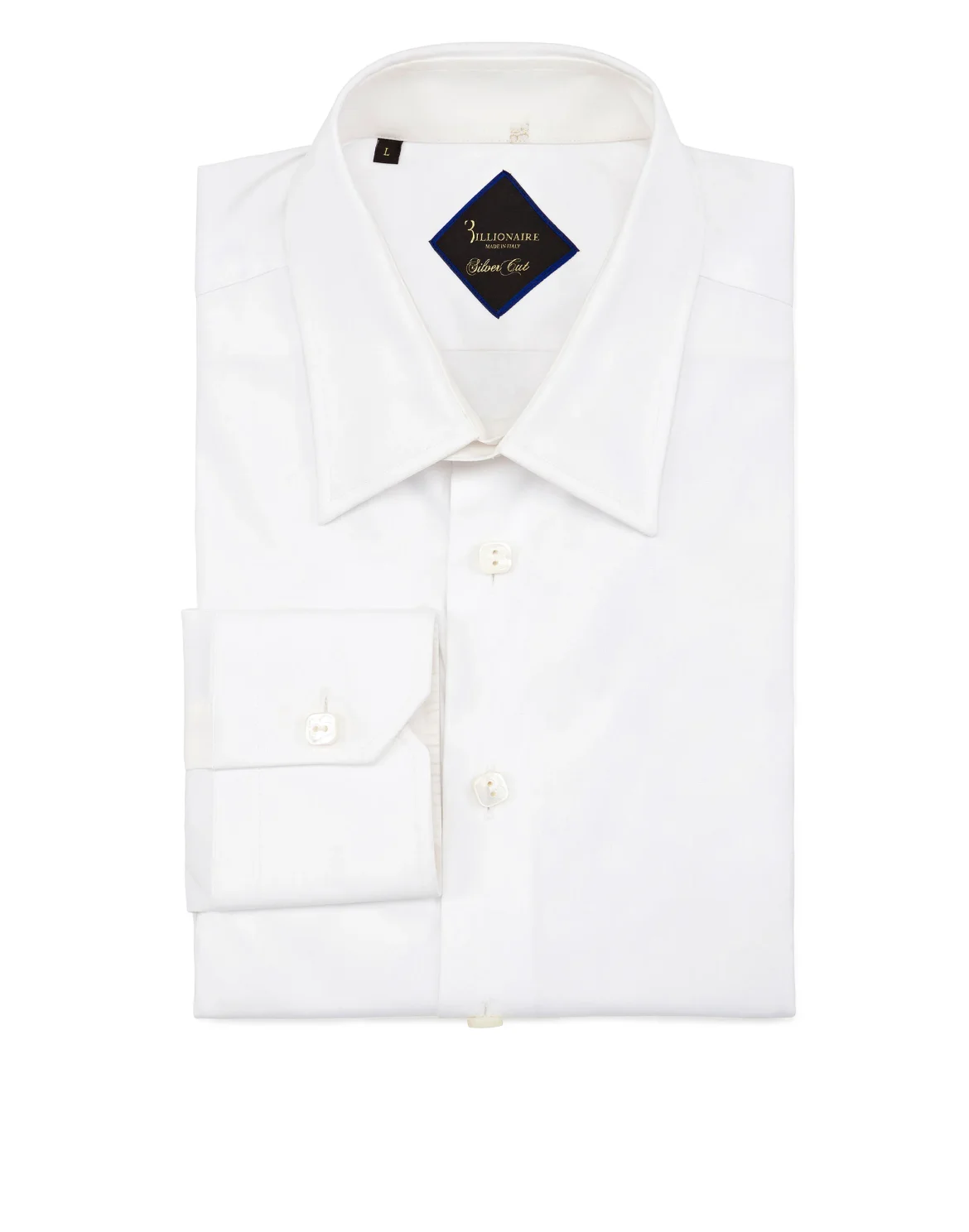 Shirt Silver Cut LS "Fabius", цвет: Белый