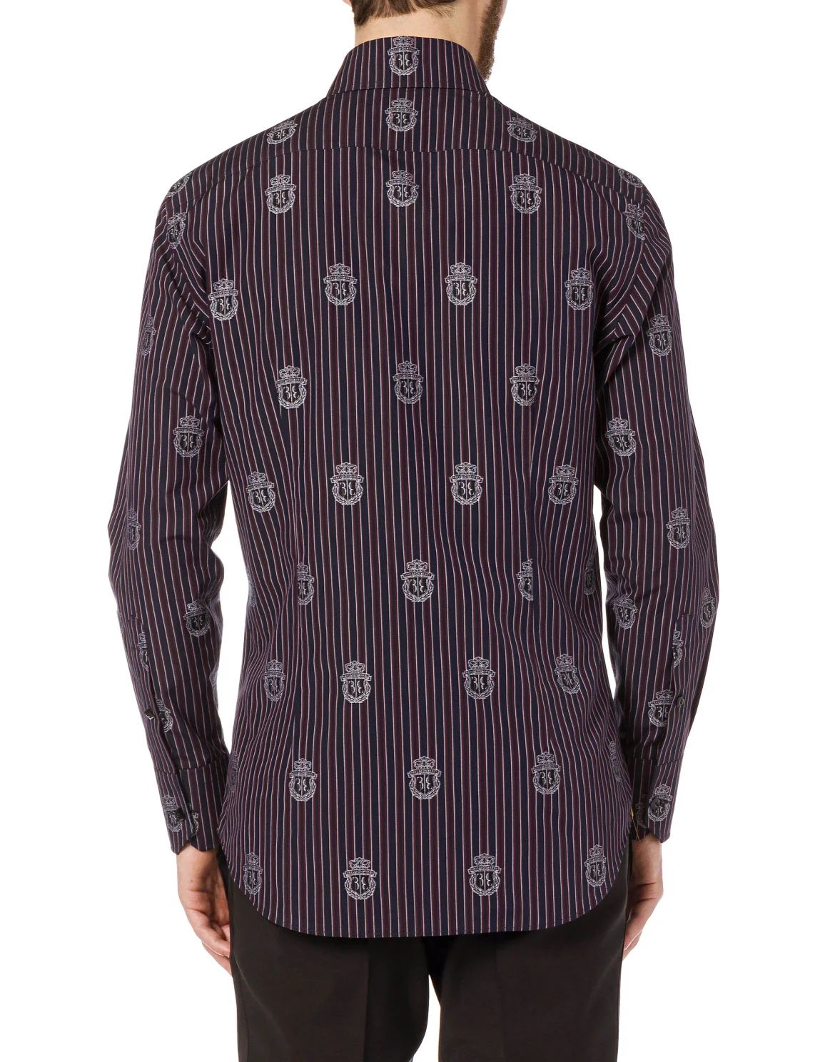 Shirt Silver Cut LS "David", цвет: Черный