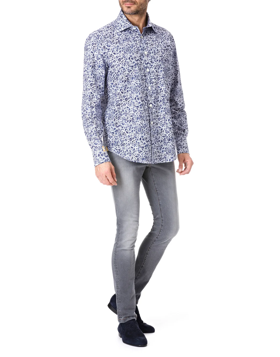 Shirt Gold Cut LS "Delmar", цвет: Синий