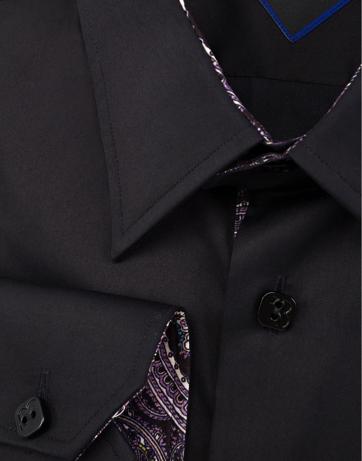 Shirt Silver Cut LS "Gonzalo", цвет: Черный