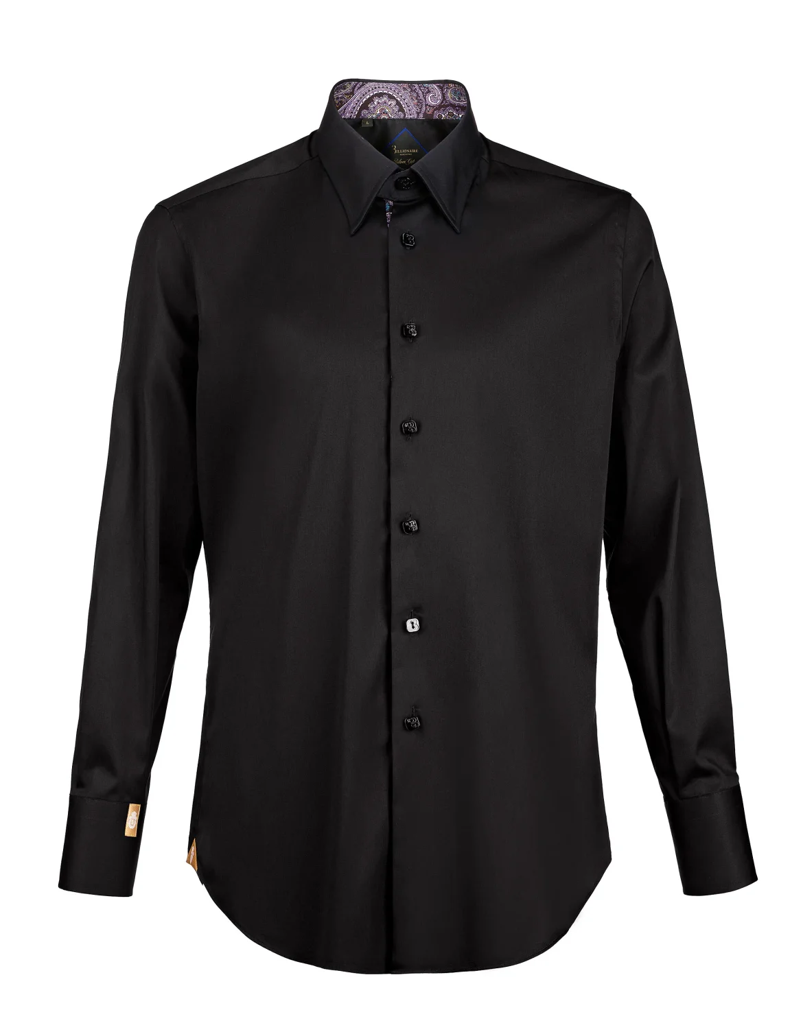 Shirt Silver Cut LS "Gonzalo", цвет: Черный