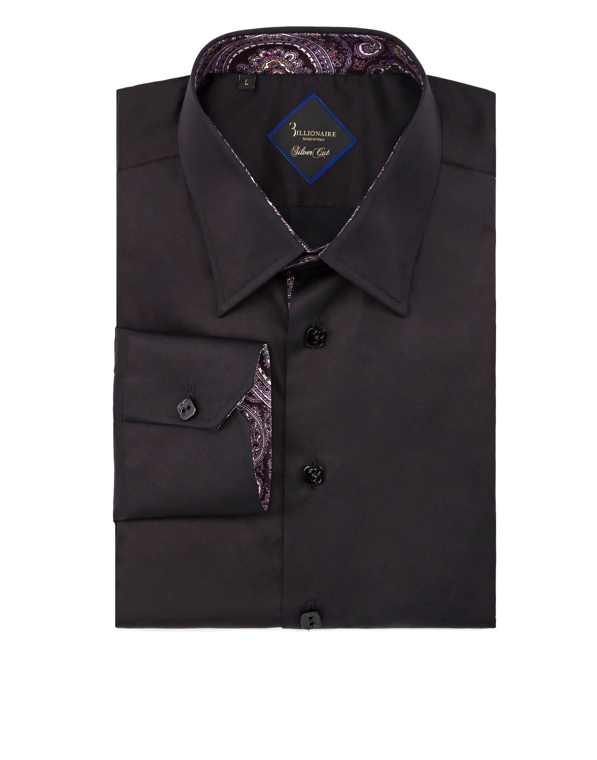 Shirt Silver Cut LS "Gonzalo", цвет: Черный
