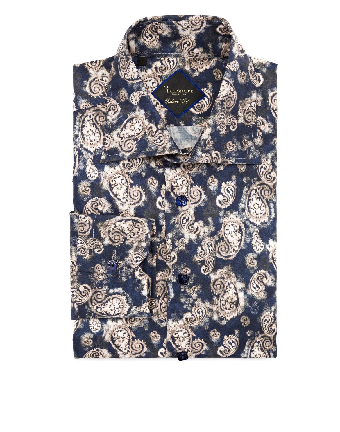 Shirt Silver Cut LS "Jorge", цвет: Черный