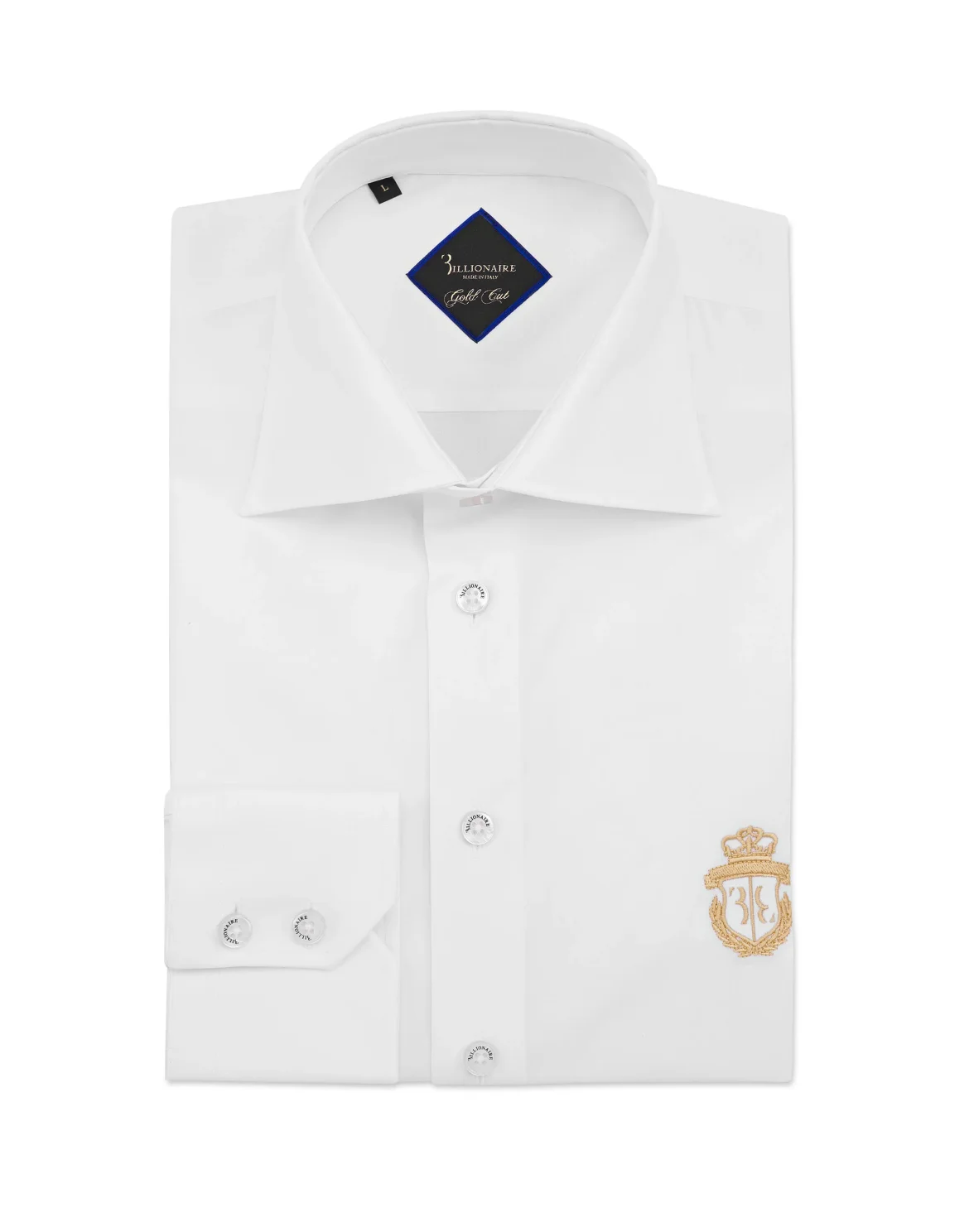 Shirt Gold Cut LS "Adrian", цвет: Белый
