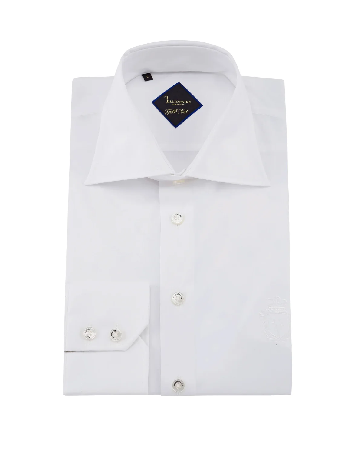 Shirt Gold Cut LS "Adrian", цвет: Белый
