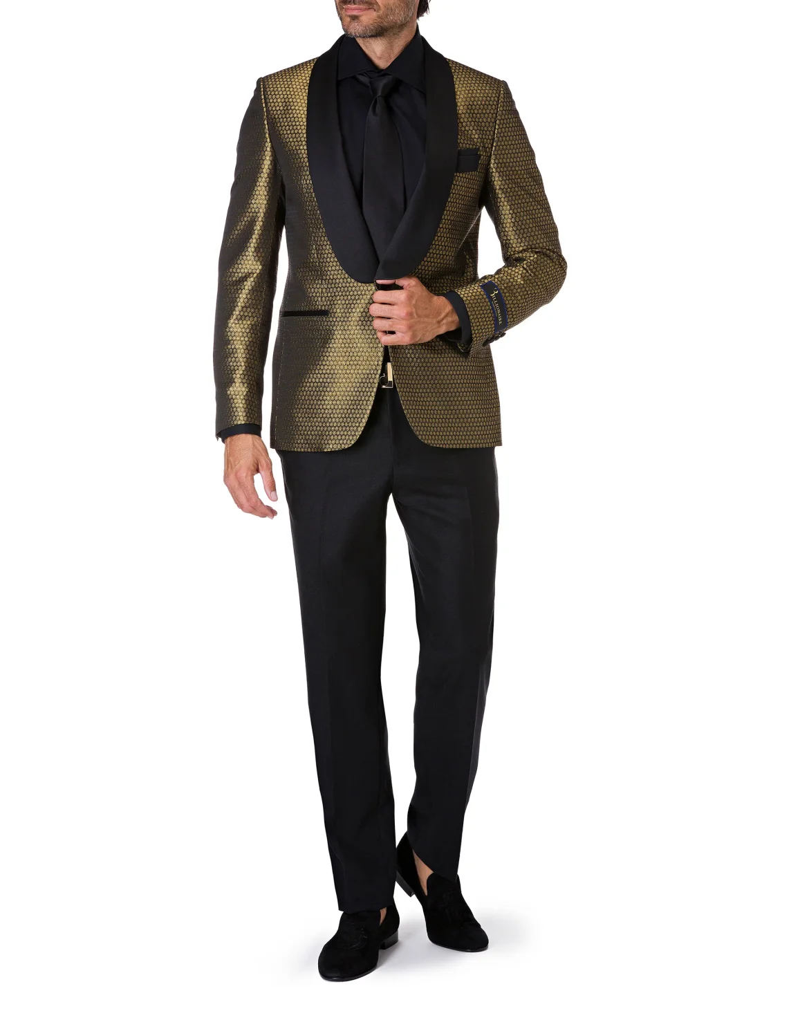 Shirt Gold Cut LS "Adrian", цвет: Черный