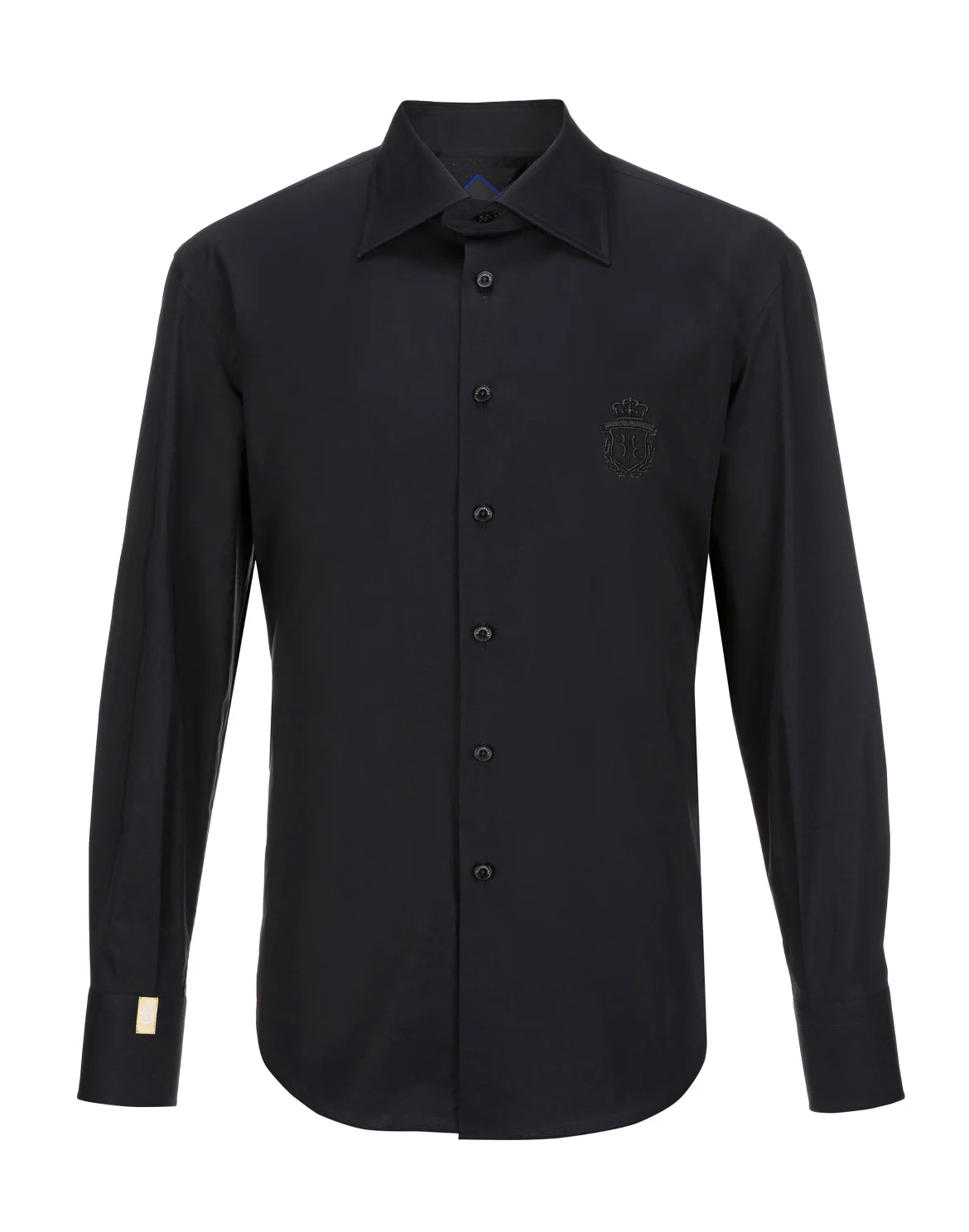 Shirt Gold Cut LS "Adrian", цвет: Черный