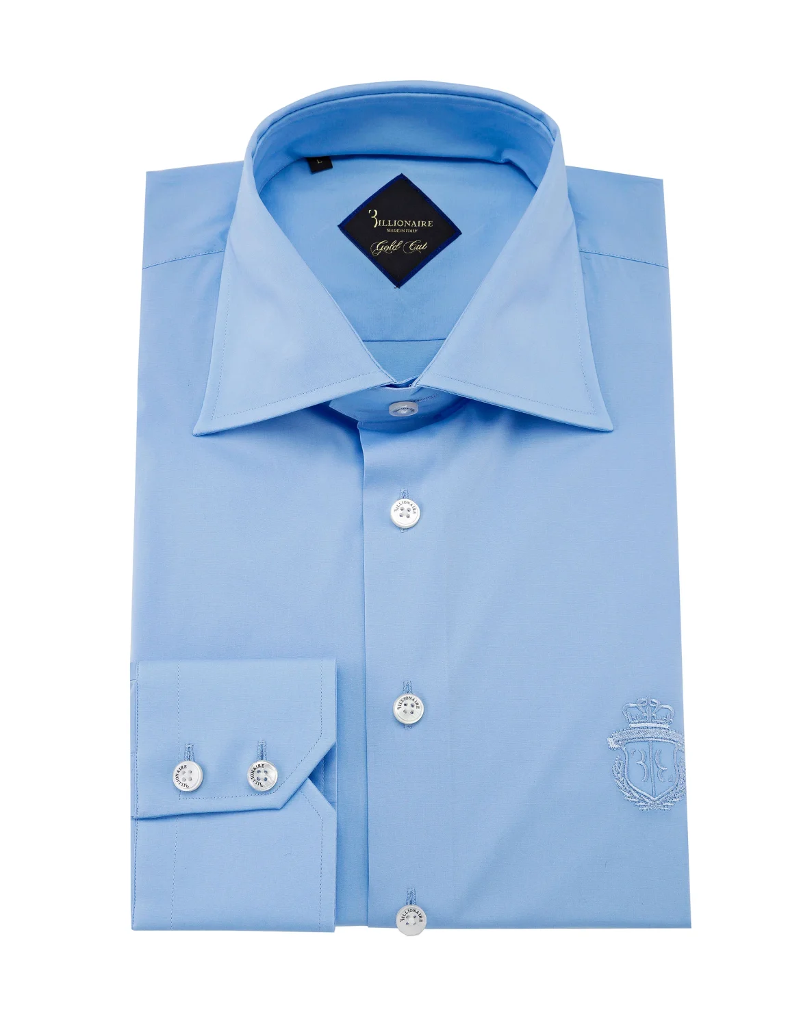 Shirt Gold Cut LS "Adrian", цвет: Синий