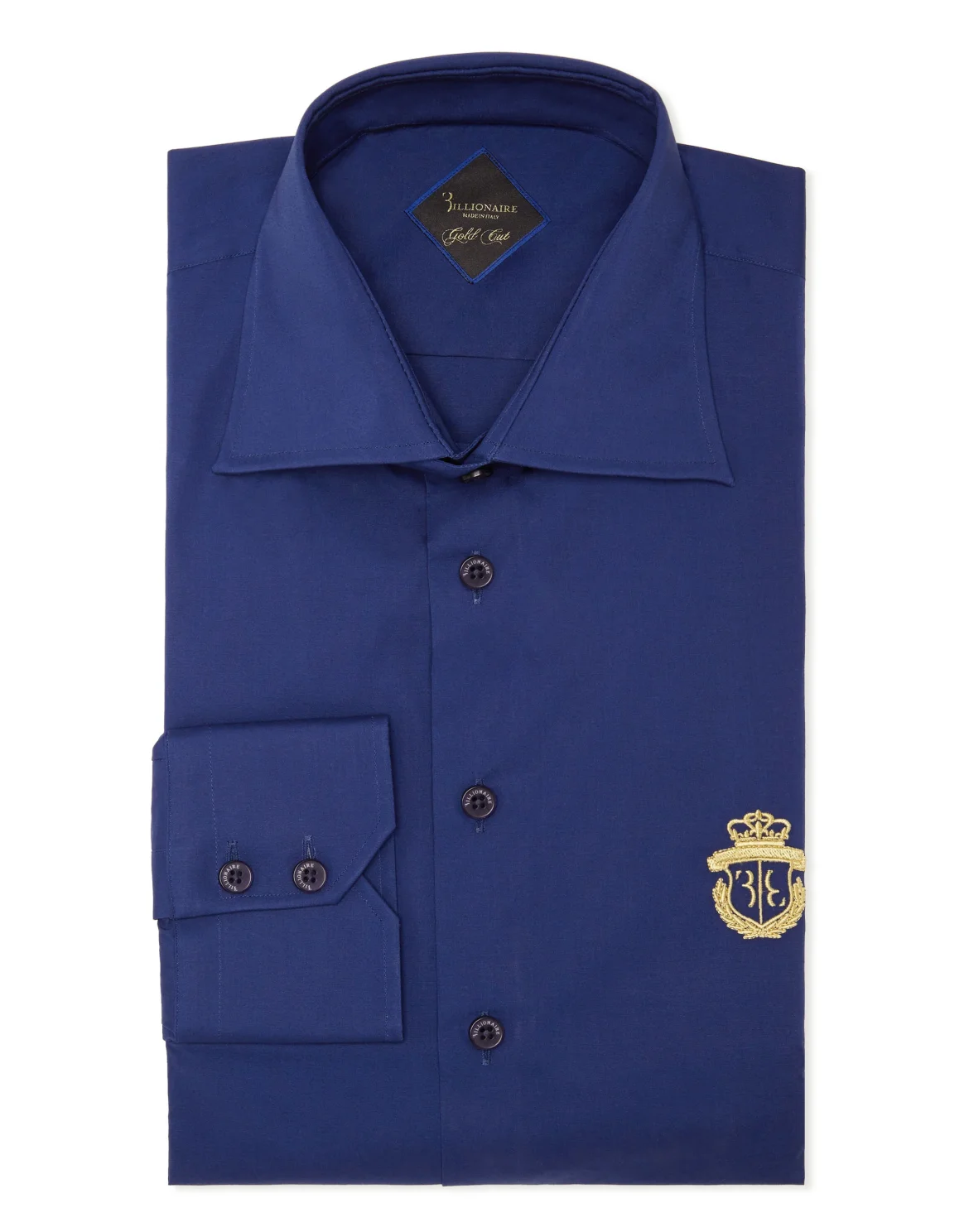Shirt Gold Cut LS "Adrian", цвет: Синий