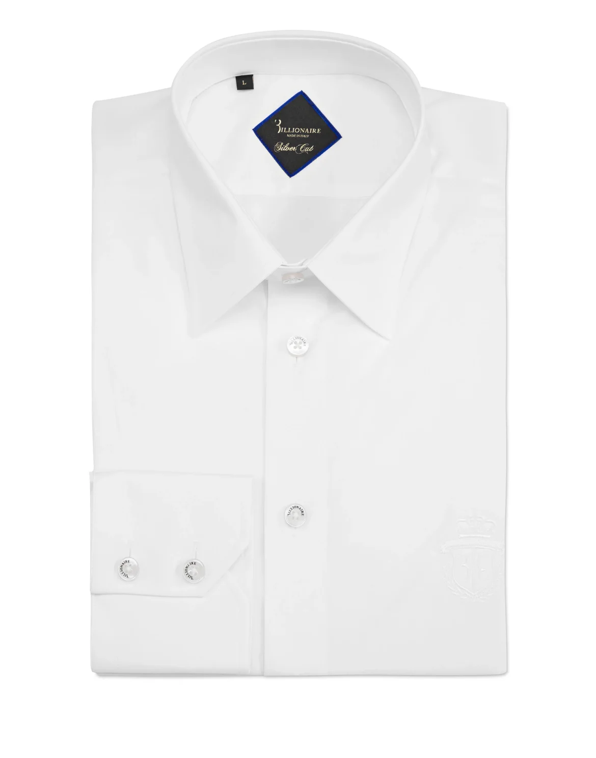 Shirt Silver Cut LS "Chistopher", цвет: Белый
