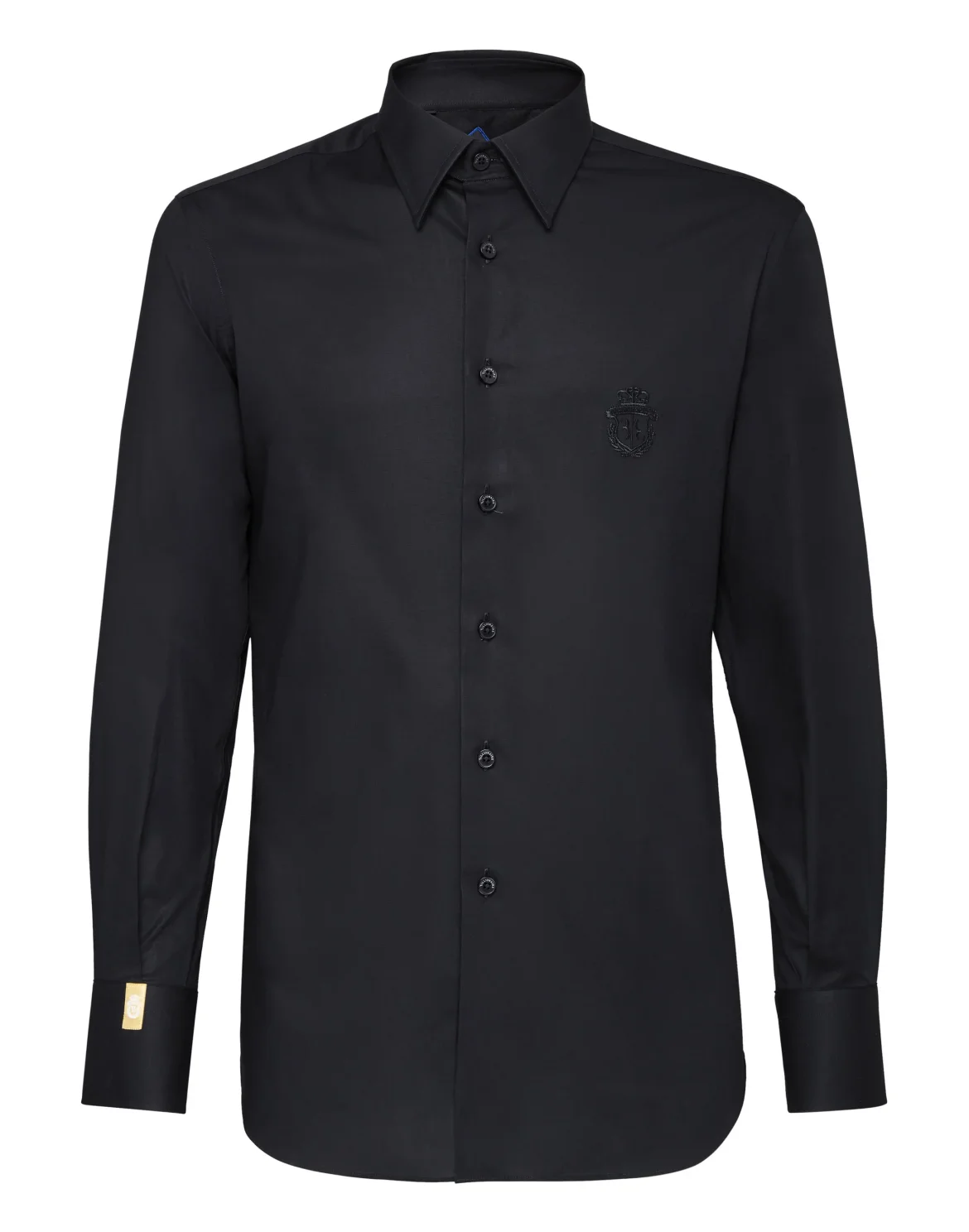 Shirt Silver Cut LS "Chistopher", цвет: Черный