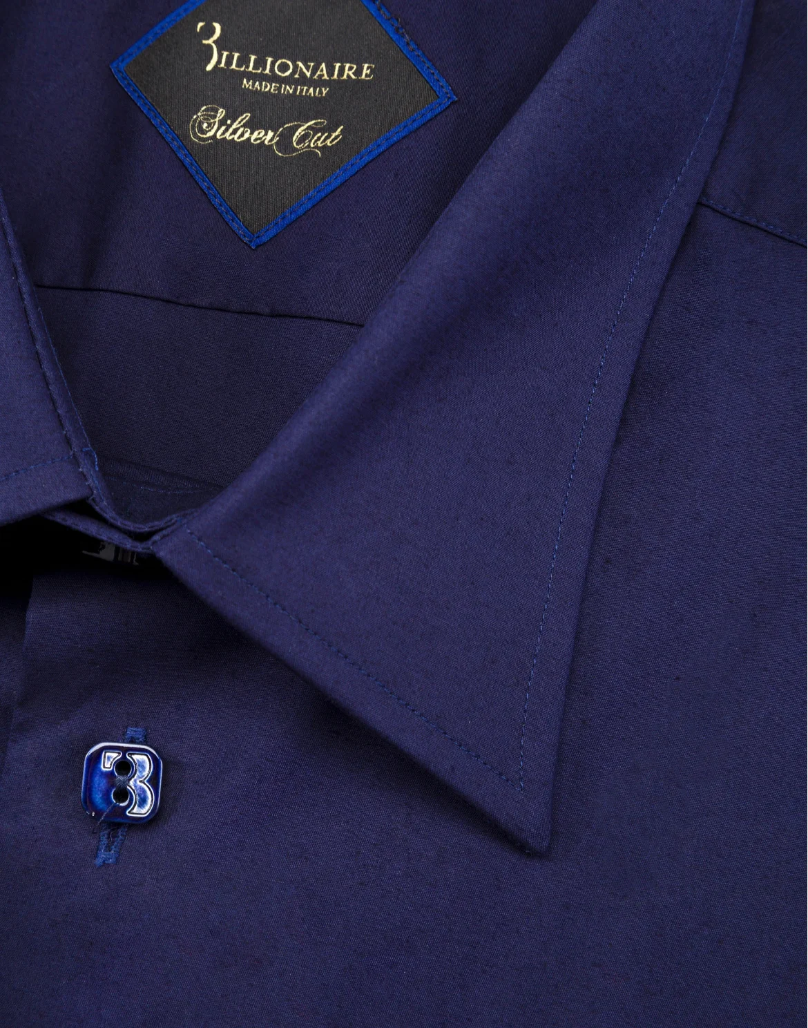 Shirt Silver Cut LS "Chistopher", цвет: Синий