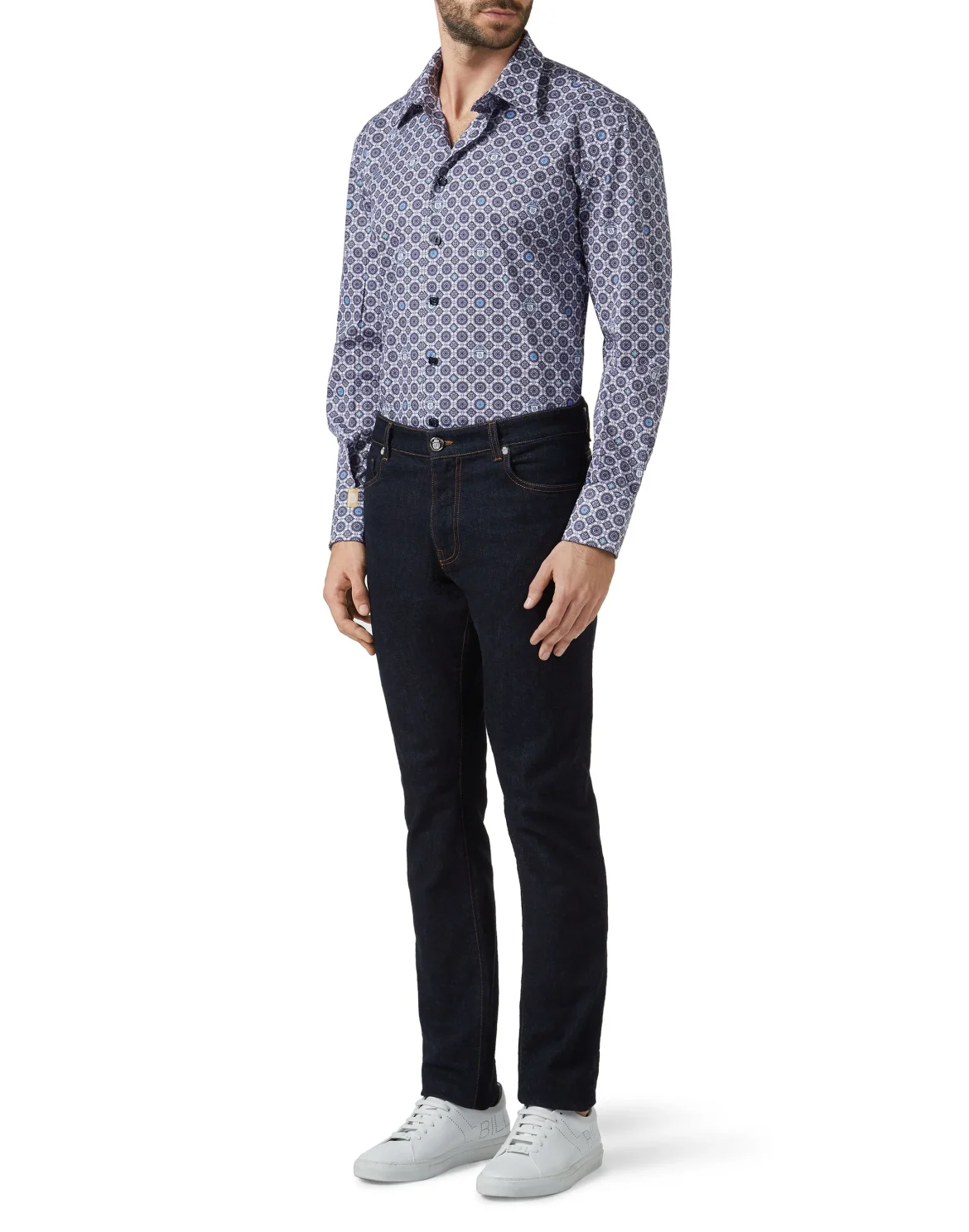 Shirt Gold Cut LS "Gaspard", цвет: Белый