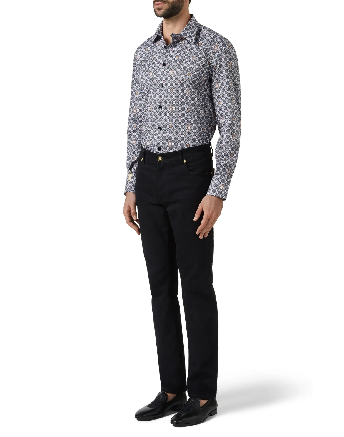 Shirt Gold Cut LS "Gaspard", цвет: Белый