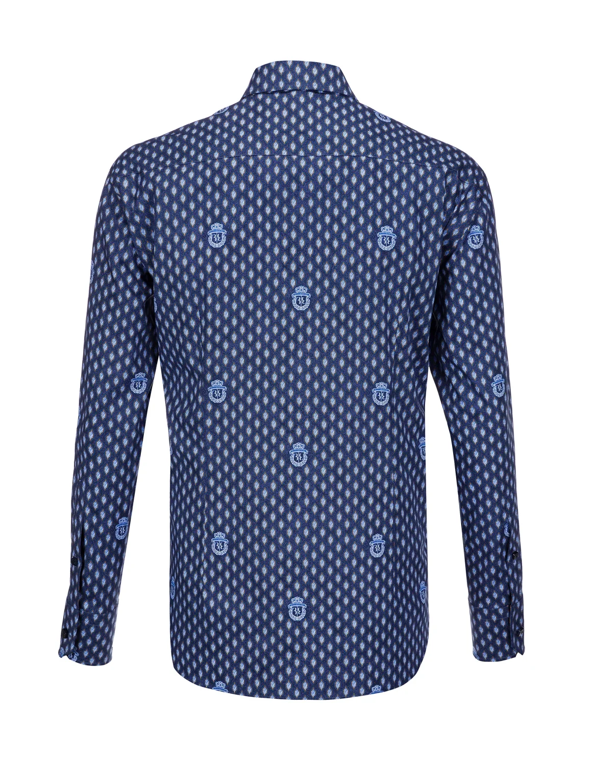 Shirt Gold Cut LS "Gabriel", цвет: Синий