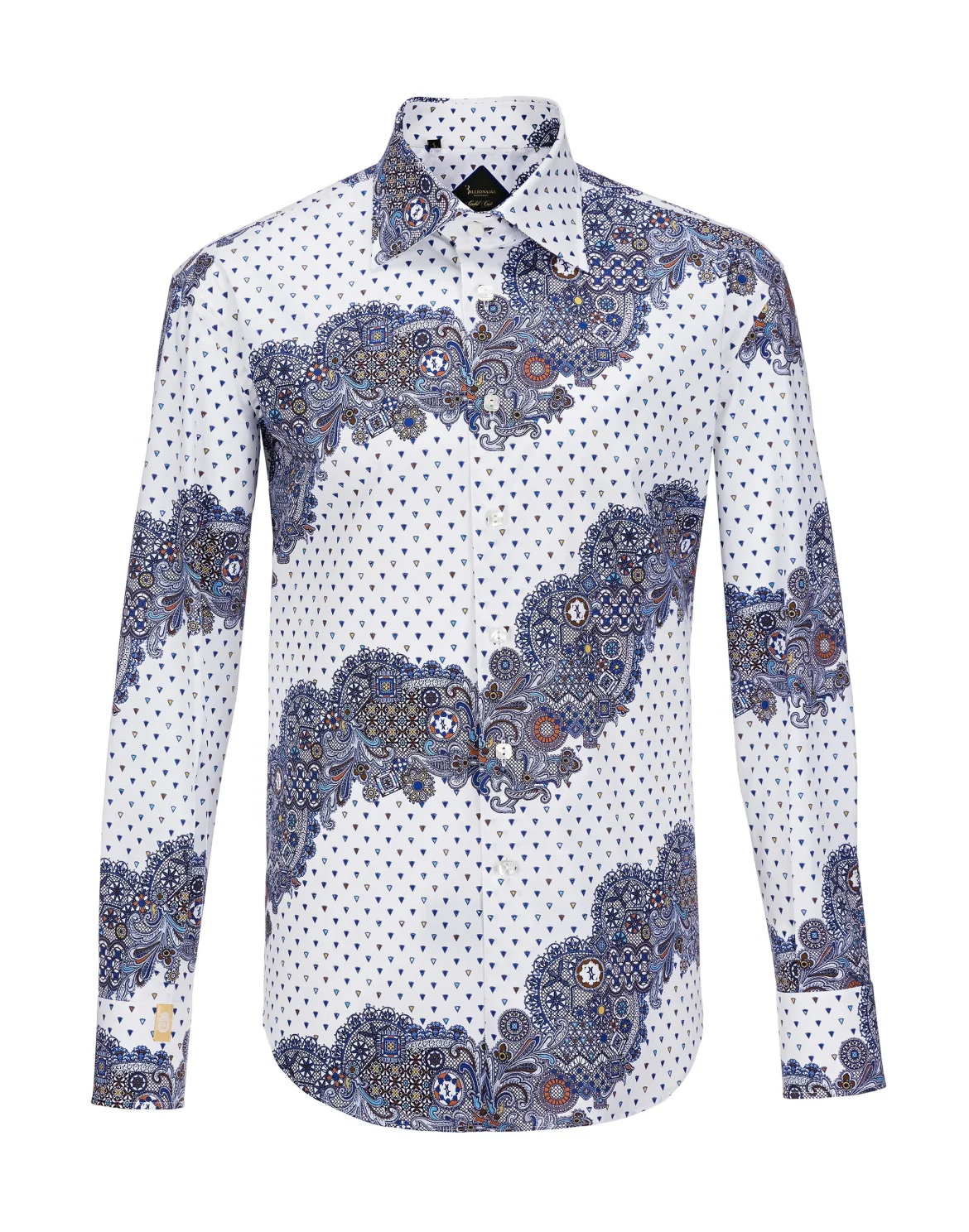 Shirt Gold Cut LS "Flavio", цвет: Белый