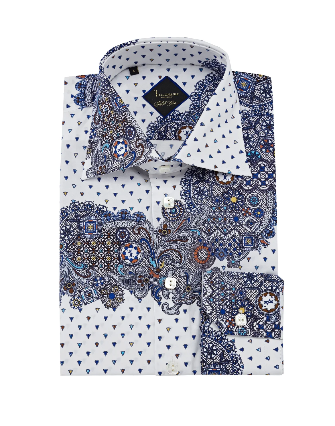 Shirt Gold Cut LS "Flavio", цвет: Белый
