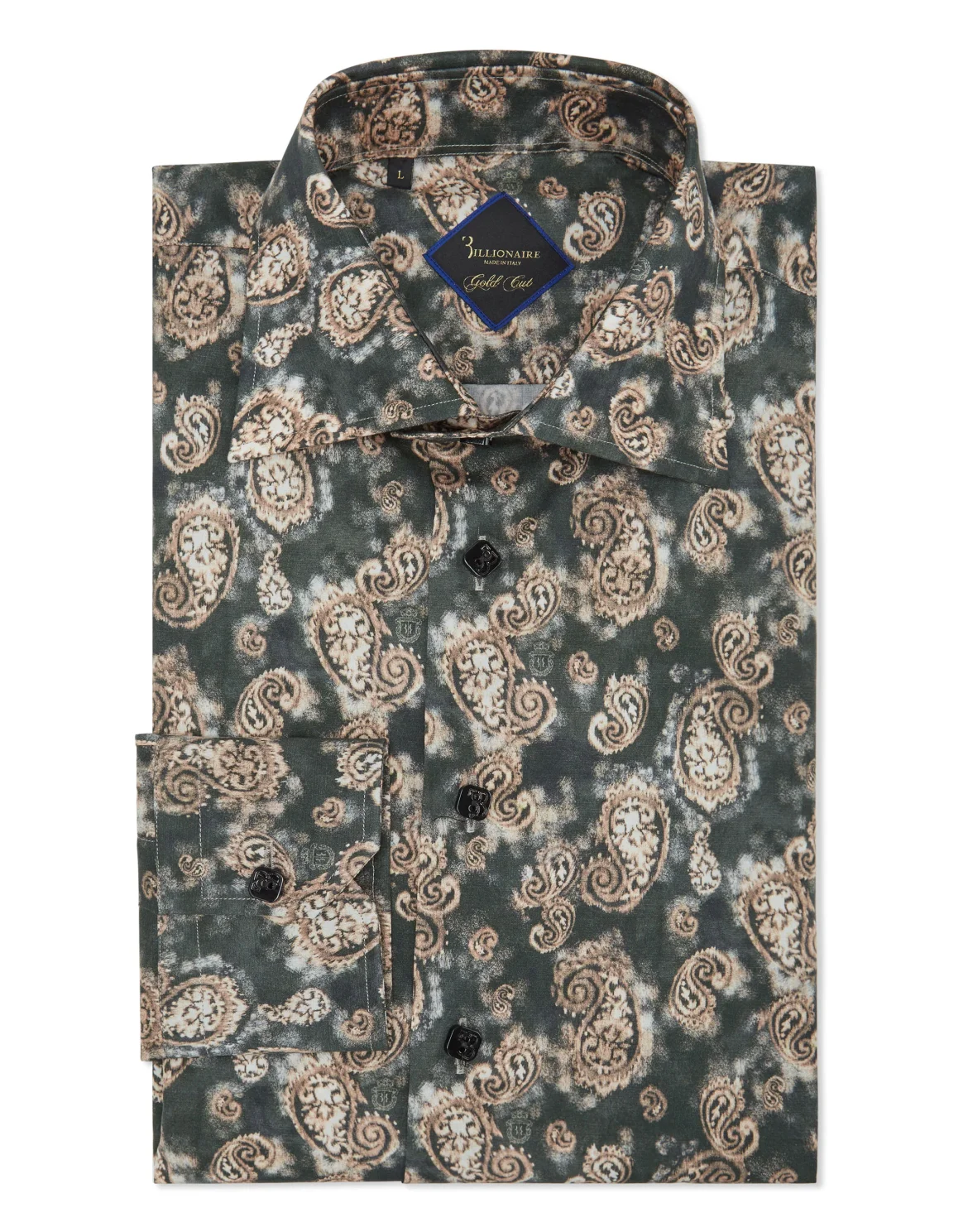 Shirt Gold Cut LS "Jorge", цвет: Черный