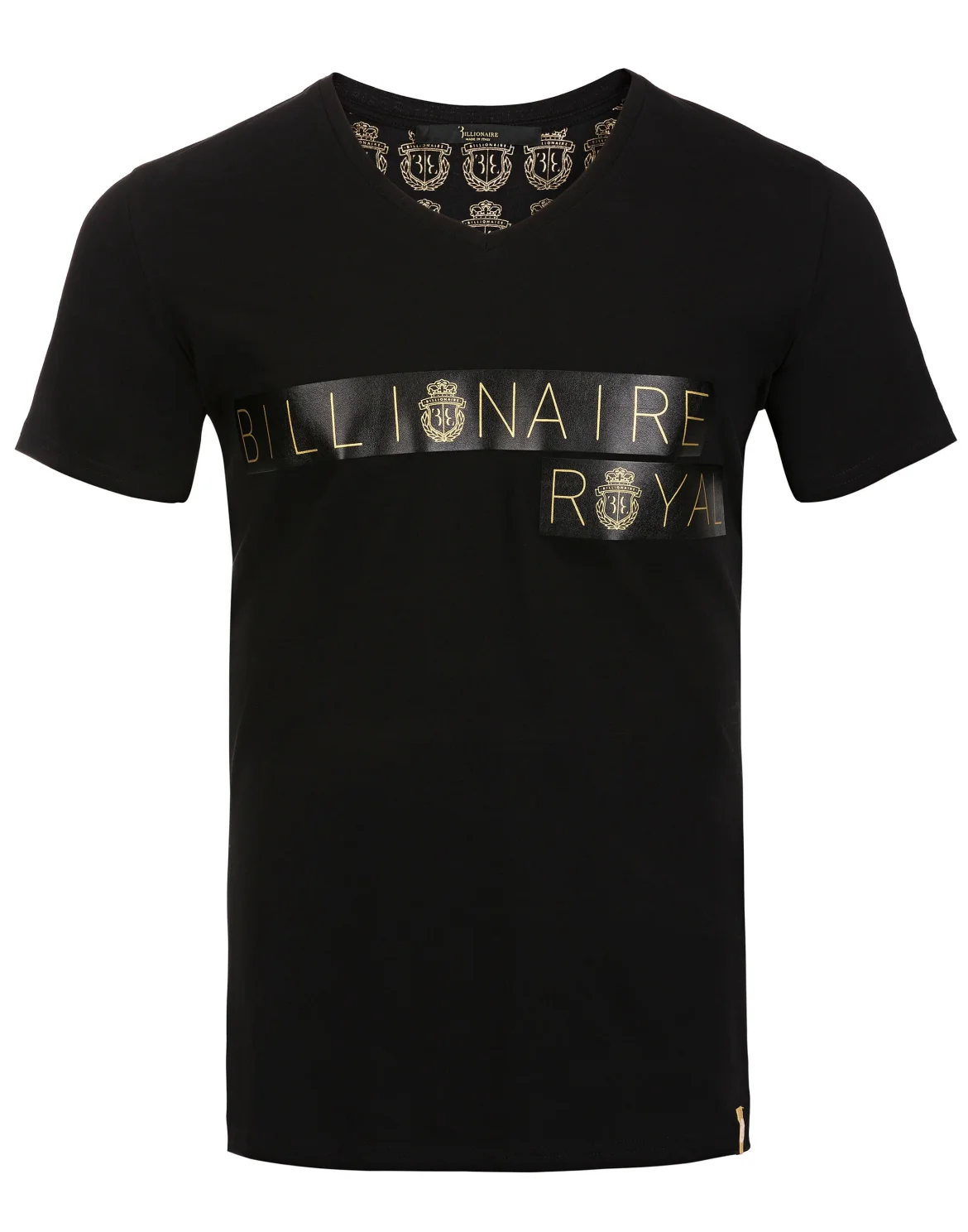 T-shirt V-Neck SS "Roland", цвет: Черный