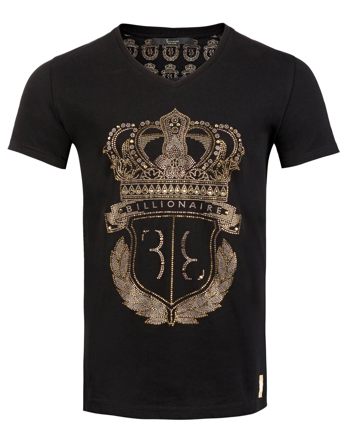 T-shirt V-Neck SS "Railey", цвет: Черный