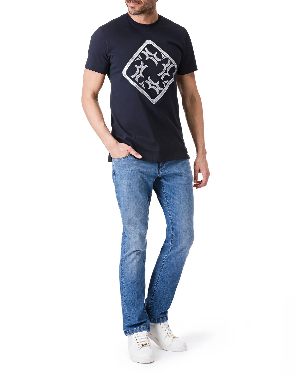 T-shirt Round Neck SS "Roger", цвет: Синий