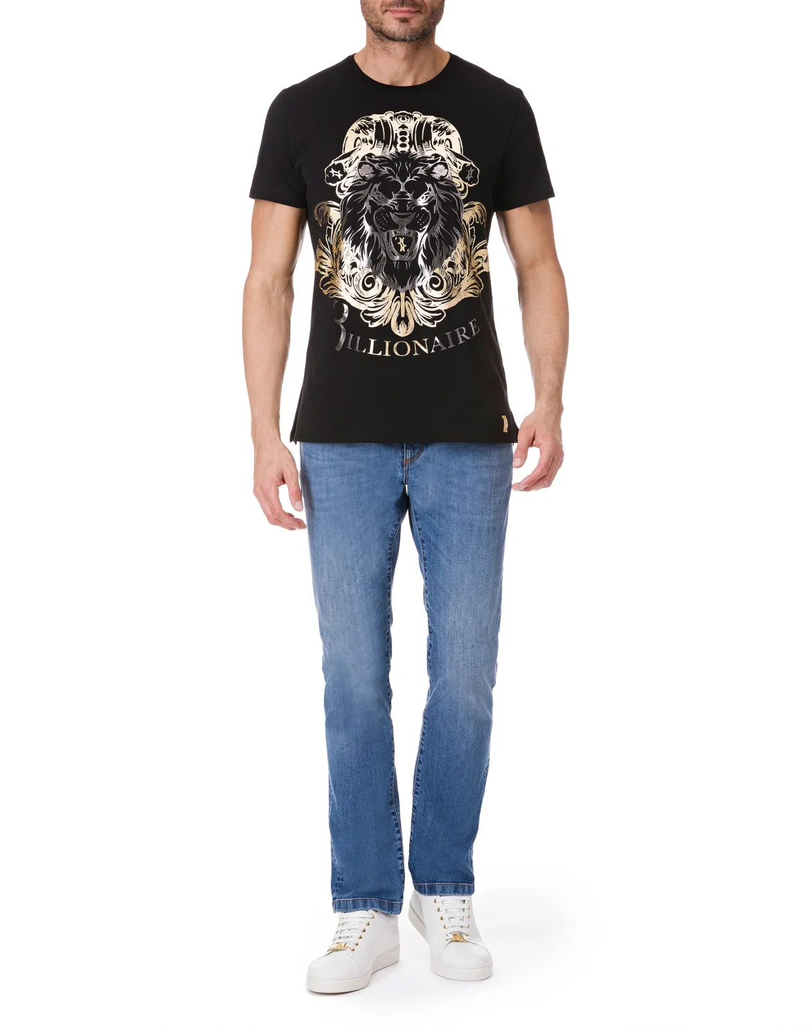 T-shirt Round Neck SS "Leonard", цвет: Черный