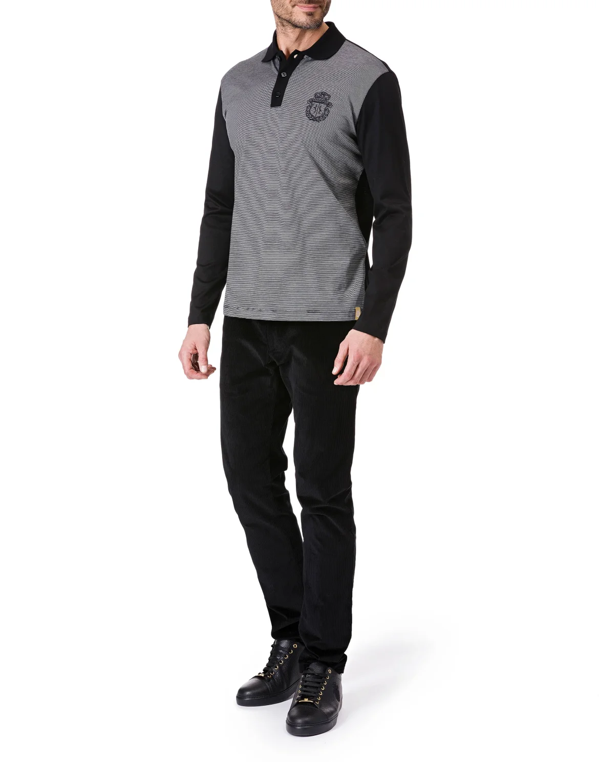 Polo shirt LS "Soho", цвет: Черный