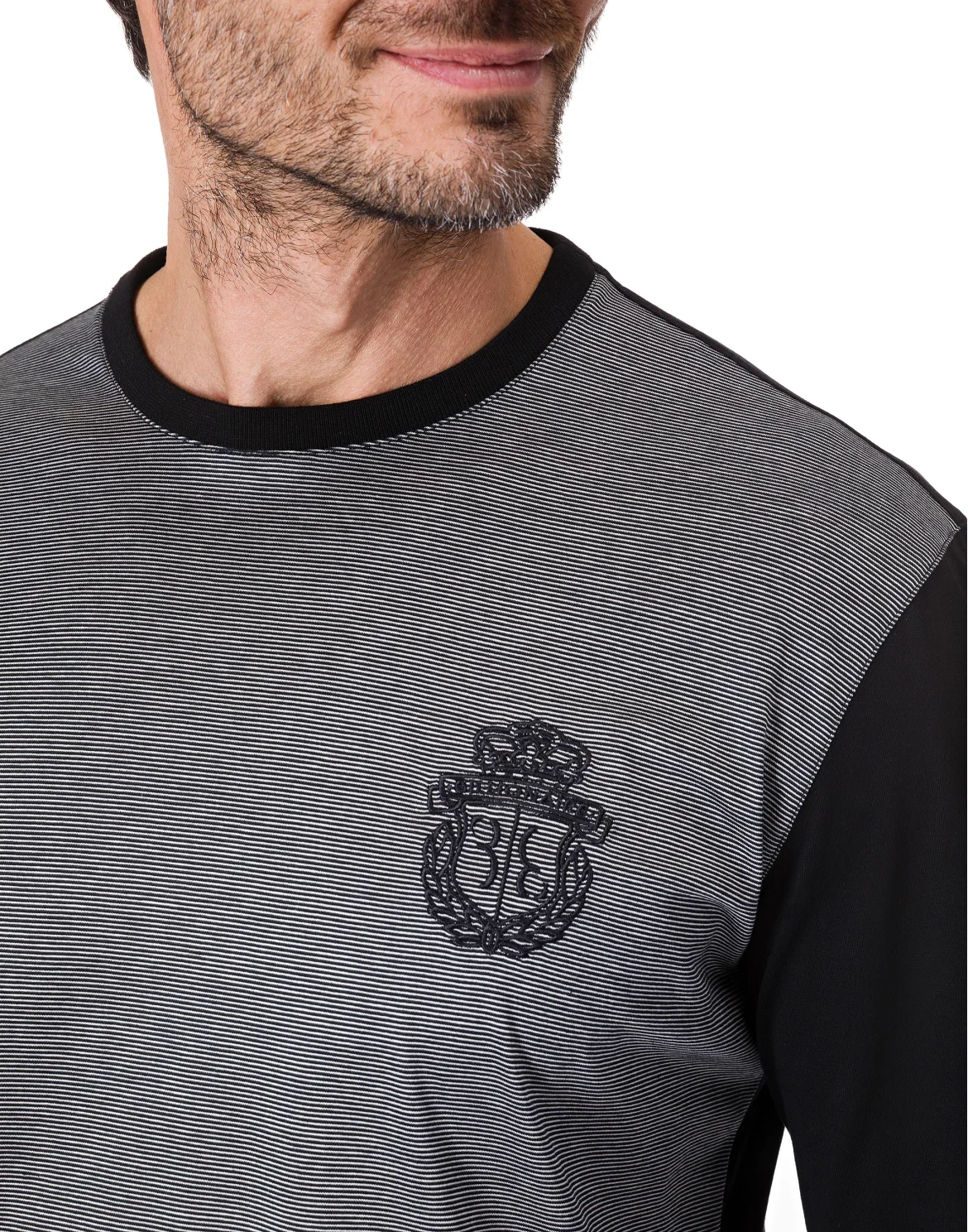 T-shirt Round Neck LS "Bercy", цвет: Черный