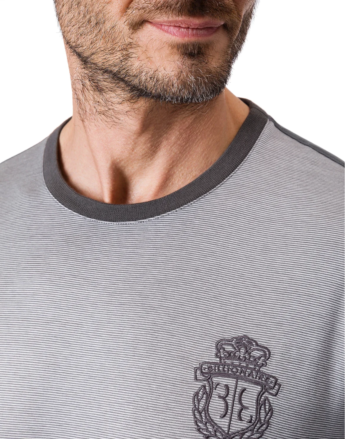 T-shirt Round Neck LS "Bercy", цвет: Серый