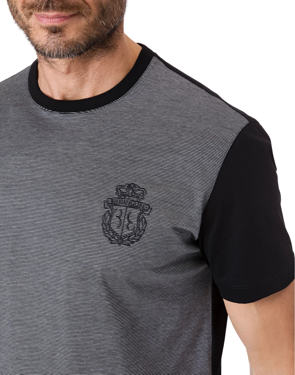 T-shirt Round Neck SS "Louis", цвет: Черный