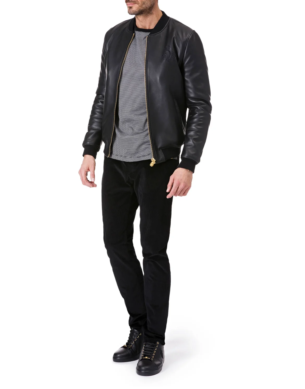 T-shirt Round Neck SS "Louis", цвет: Черный