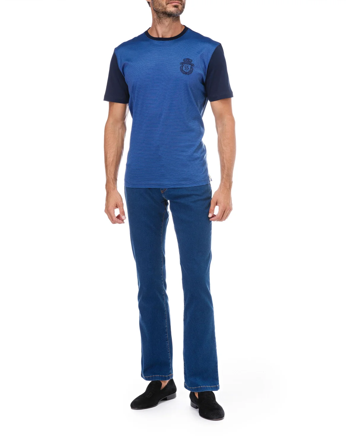 T-shirt Round Neck SS "Louis", цвет: Синий