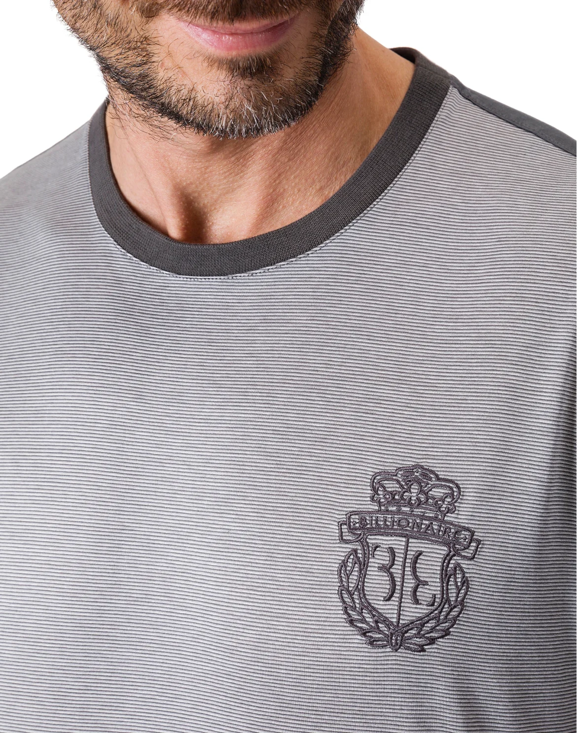 T-shirt Round Neck SS "Louis", цвет: Серый