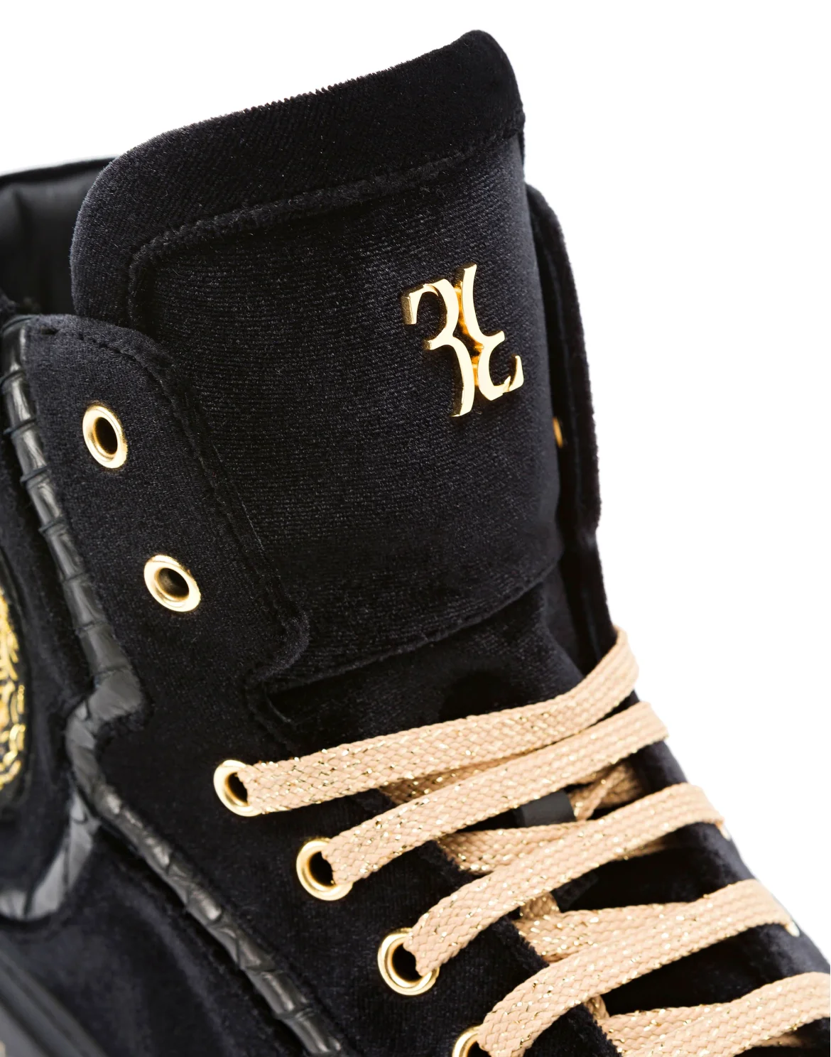 Hi-Top Sneakers "Miguel", цвет: Черный