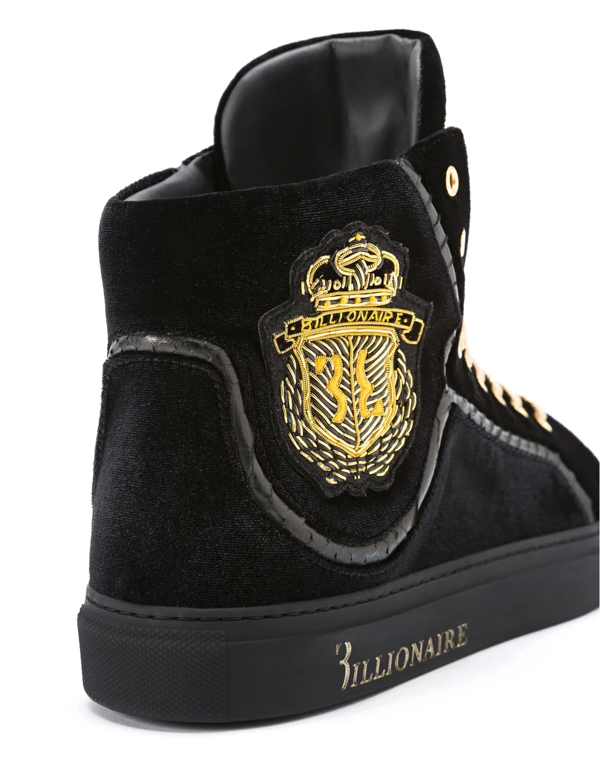Hi-Top Sneakers "Miguel", цвет: Черный