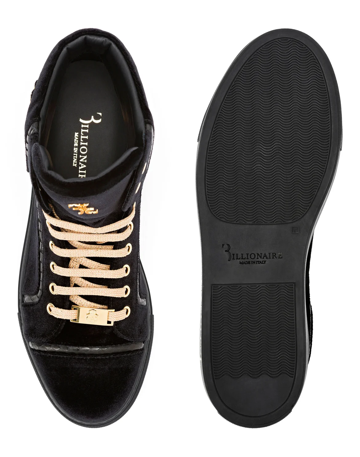 Hi-Top Sneakers "Miguel", цвет: Черный