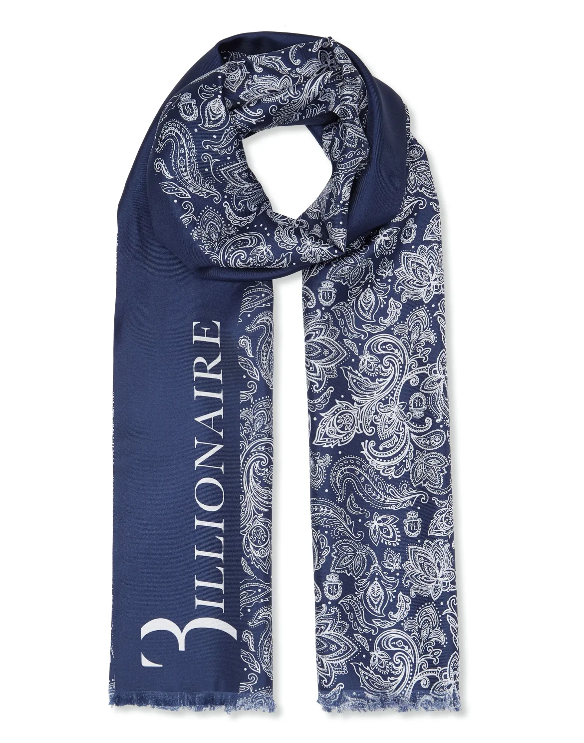 Long Scarf Paisley, цвет: Синий