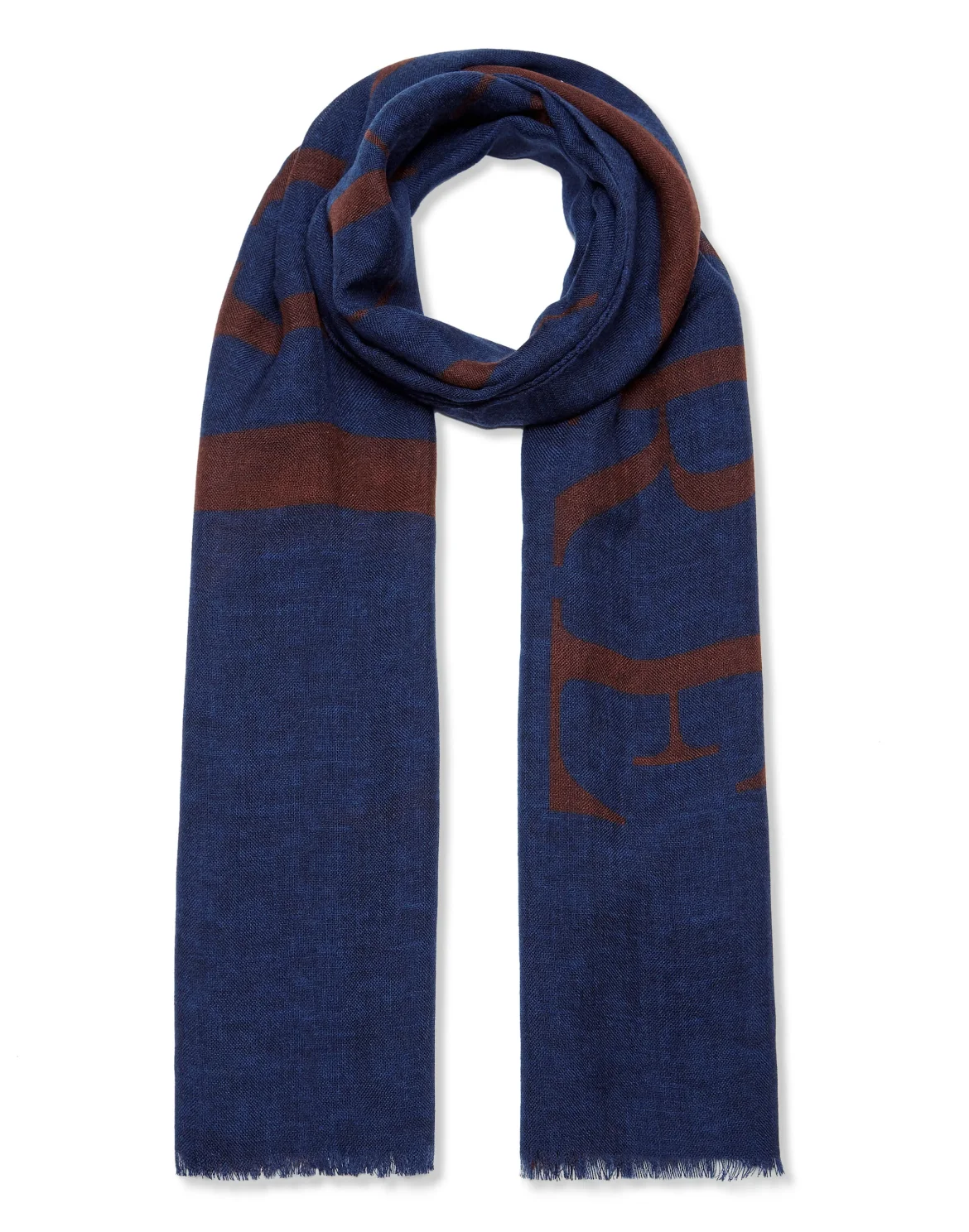 Long Scarf Statement, цвет: Синий