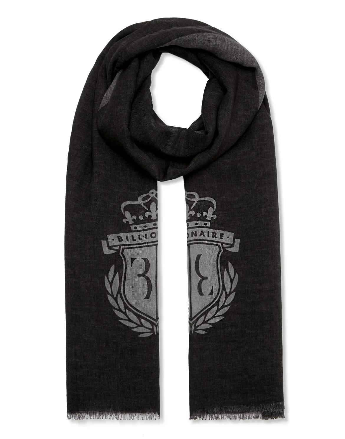 Long Scarf Crest, цвет: Черный