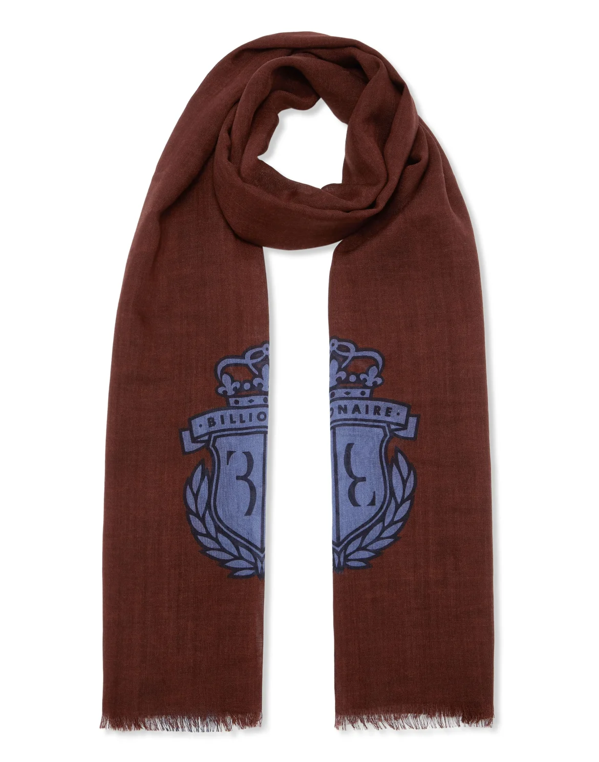 Long Scarf Crest, цвет: Коричневый