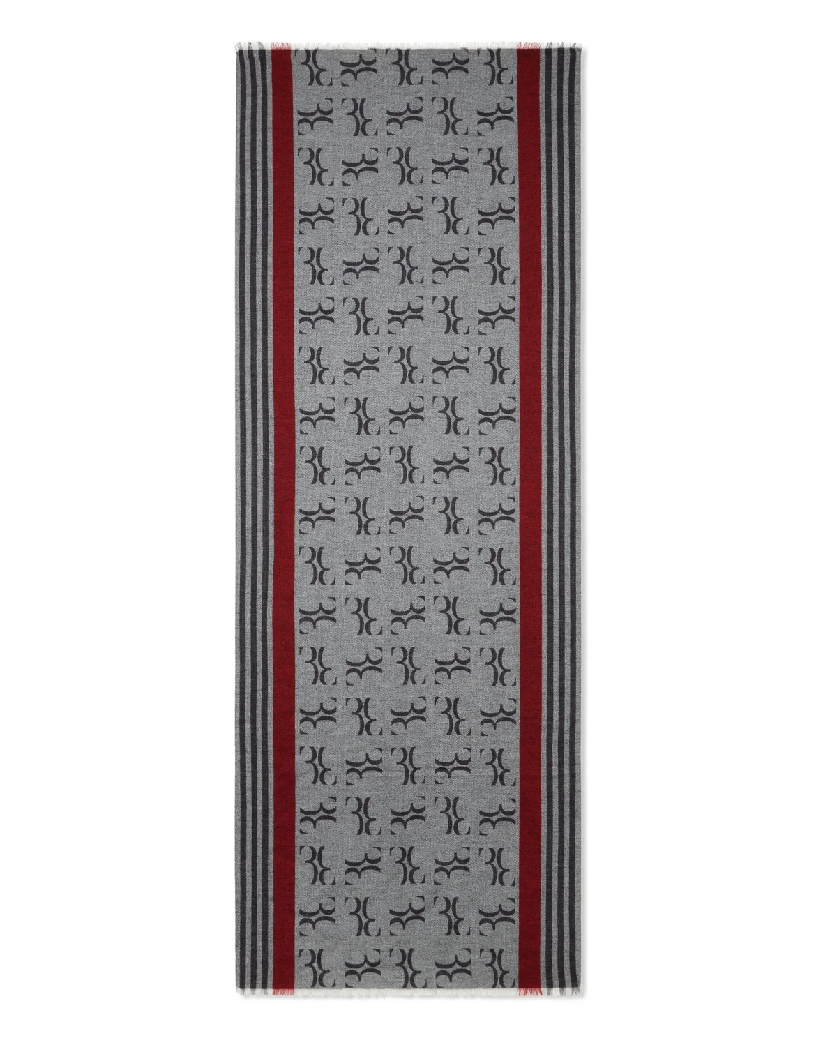 Long Scarf All over BB, цвет: Серый