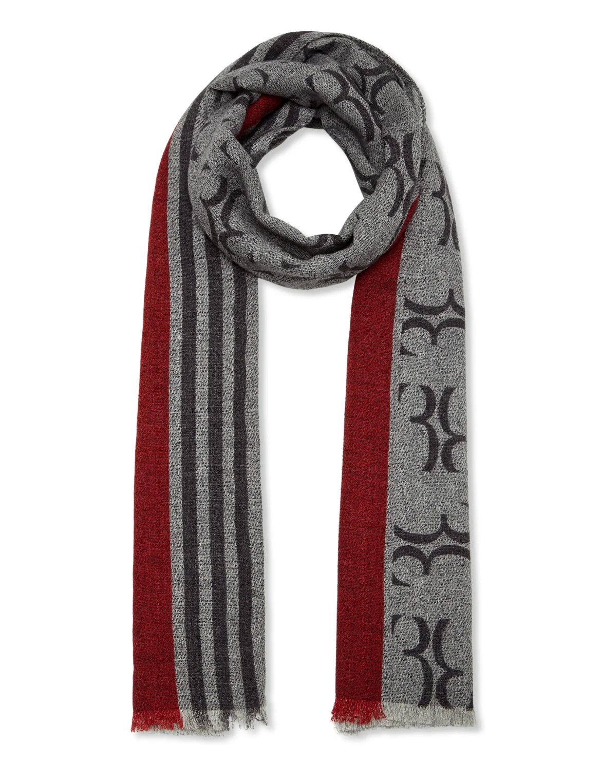 Long Scarf All over BB, цвет: Серый