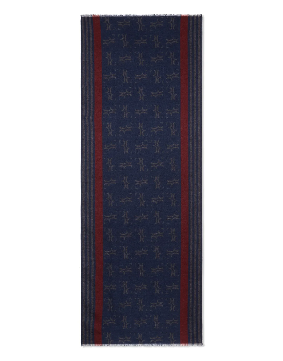 Long Scarf All over BB, цвет: Синий