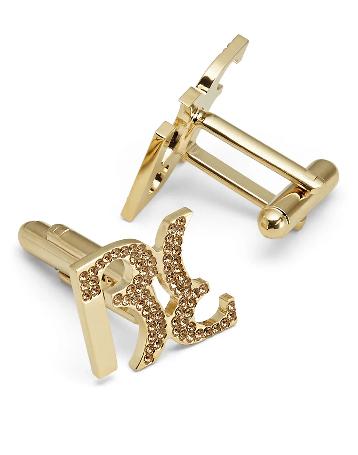metal cufflinks Double B, цвет: Золотой