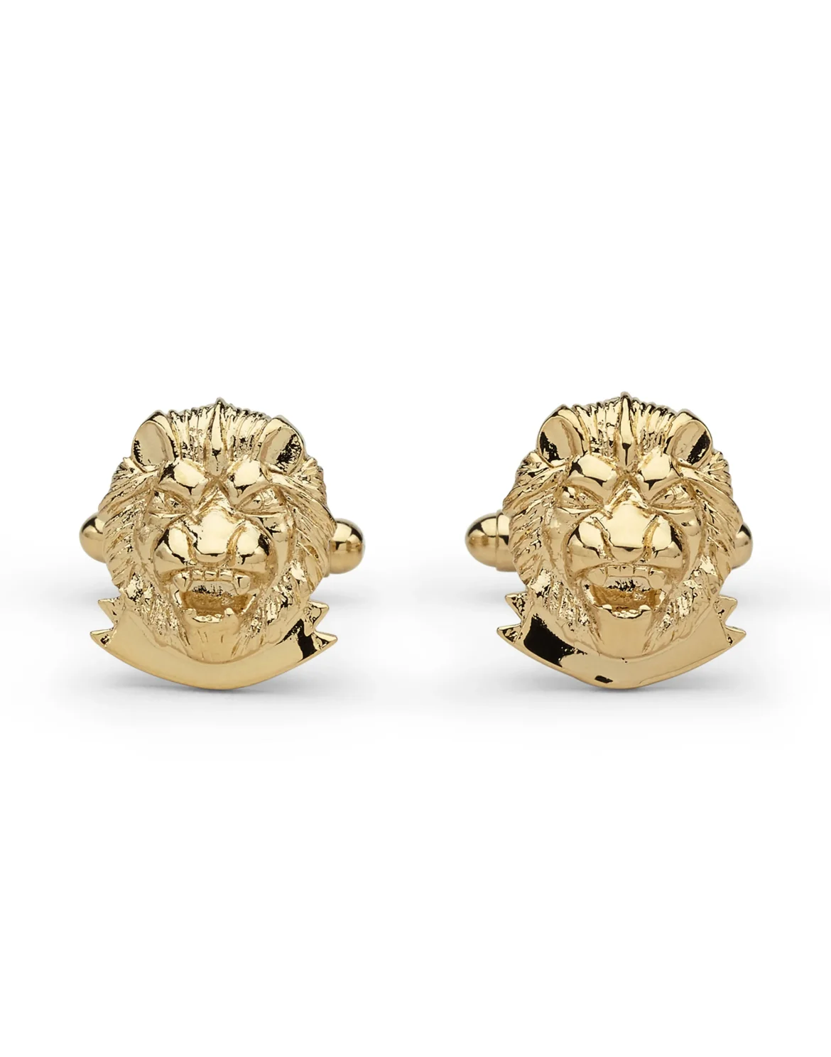 metal cufflinks Lion, цвет: Золотой